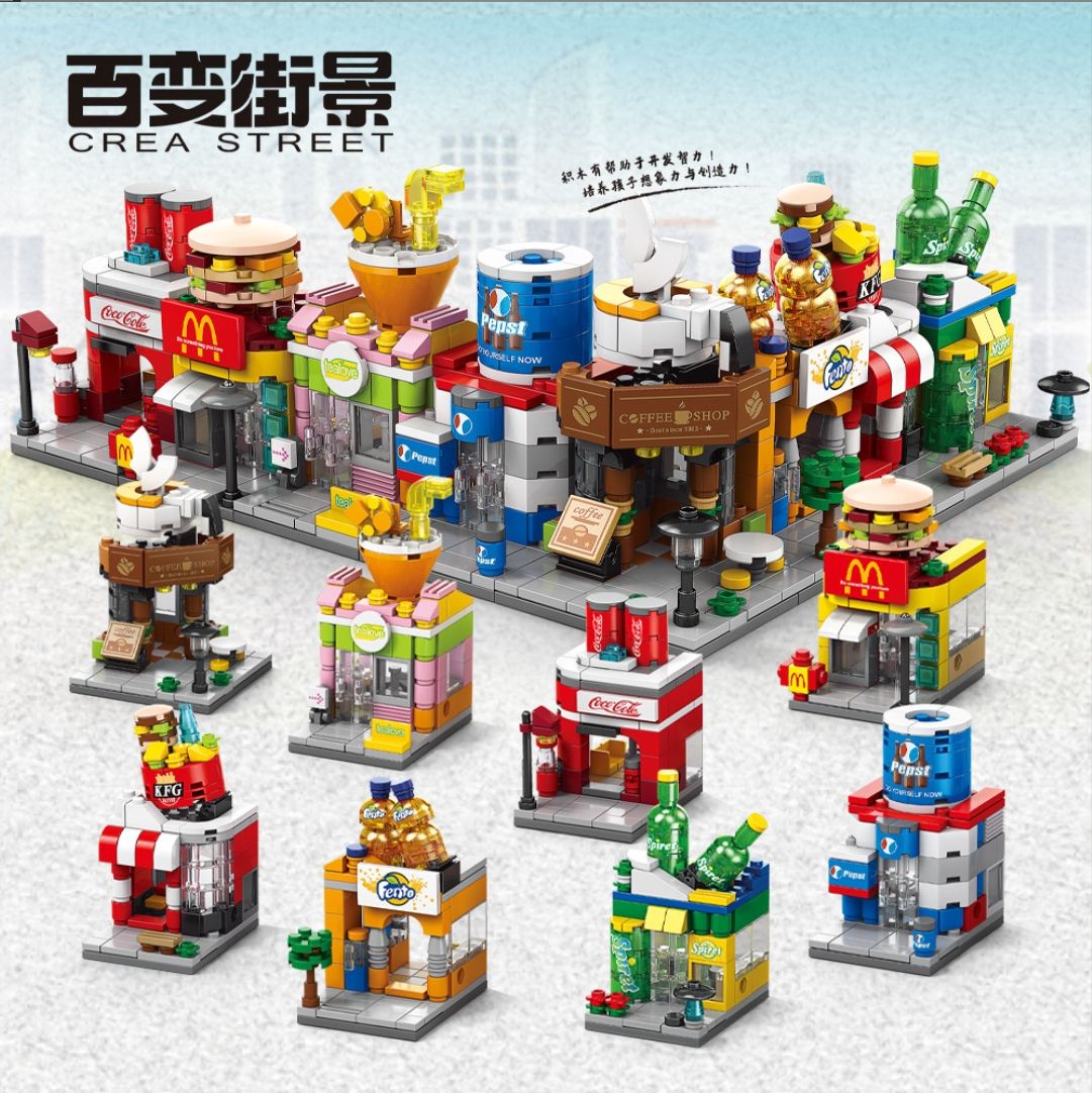 Creative Building Blocks Set - DIY construction toy, ideal for child education, intelligence development, and stimulating imagination and creativity.