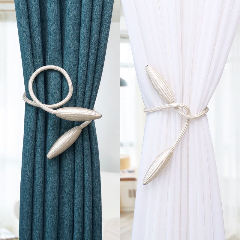 Flexible Curtain Tiebacks – No Drilling, No Hooks, Ideal for Home or Office, Elegant and Artistic Design