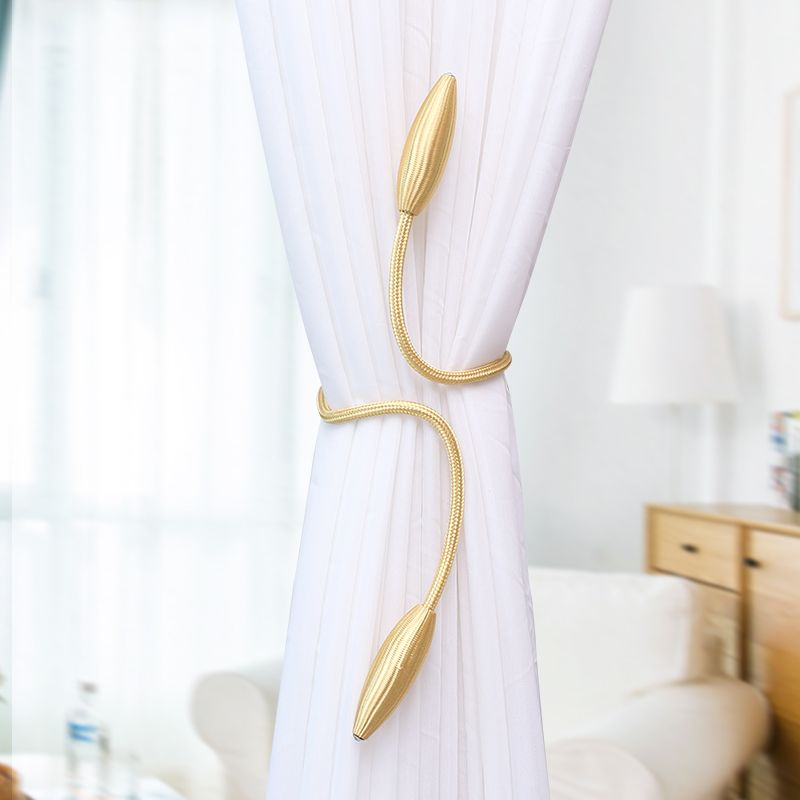 Flexible Curtain Tiebacks – No Drilling, No Hooks, Ideal for Home or Office, Elegant and Artistic Design