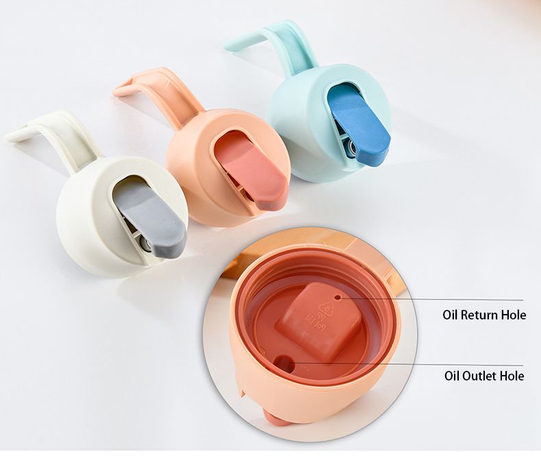 Oil Dispenser Autoflip Kitchen Oil Jar Bottle Glass 630ML Kitchen Utensils