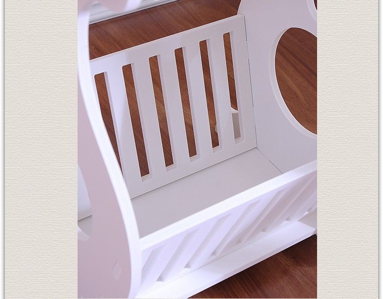 Coffee Table Nightstand Self-assembled small bed stands, small tables, white color.  Bedroom Furniture