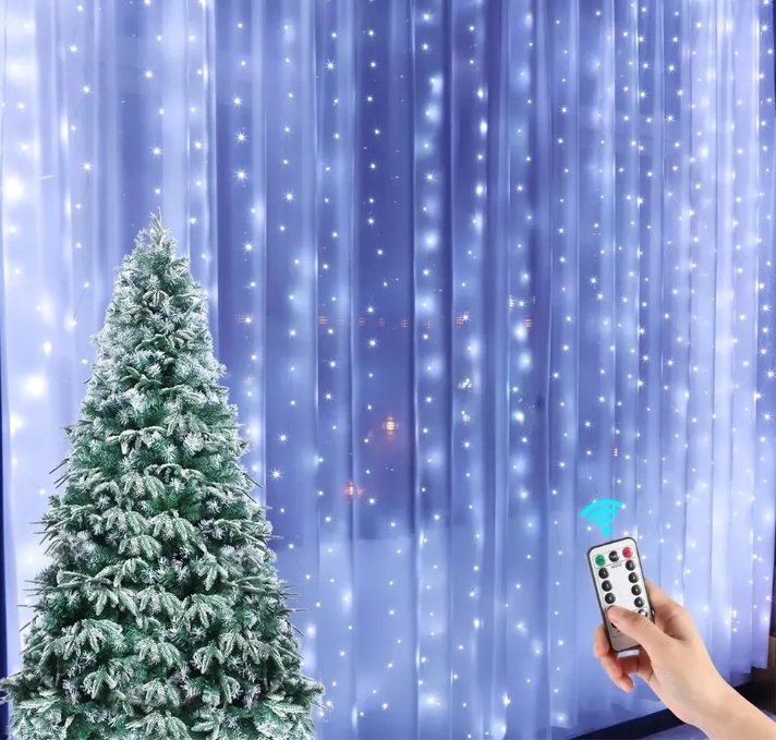 1pc USB 3x3/3*2/3*1 LED Curtain Bedroom Lights Christmas Garland Fairy Light Festoon Wedding Home Bedroom Decoration Lighting