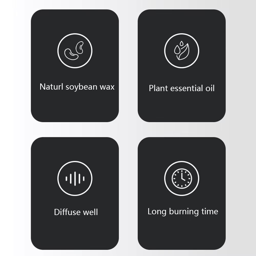 Candle Fragrance Atmosphere Companion Gift Bedroom livingroom Hotel Clubhouse Smoke free Aromatherapy Candles