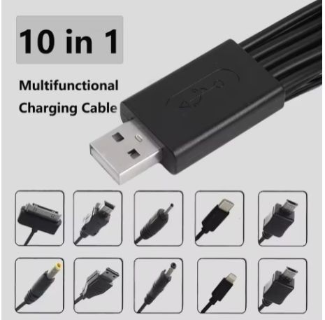10 in 1 Multi-function USB Cable Cell Phone USB Charging Cable Connector For Nokia LG Samsung Sony Ipod Motorola Multi Interface