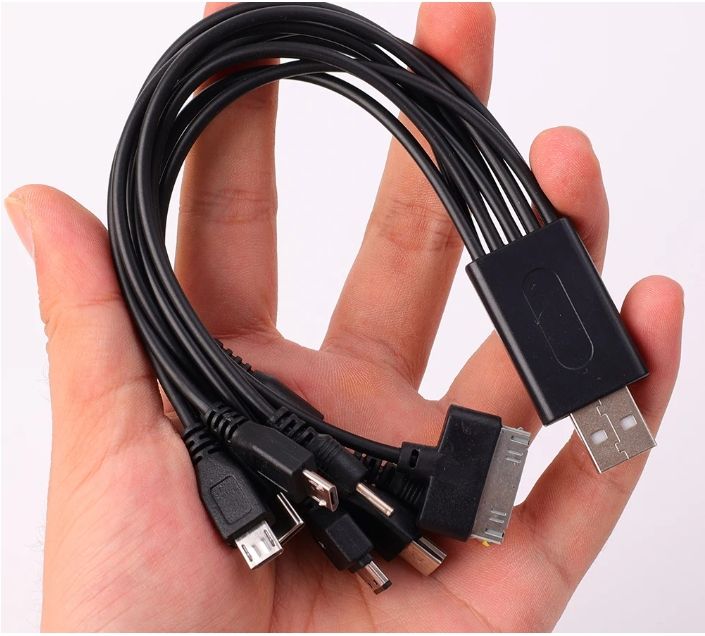 10 in 1 Multi-function USB Cable Cell Phone USB Charging Cable Connector For Nokia LG Samsung Sony Ipod Motorola Multi Interface