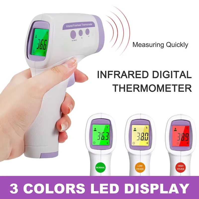 1pc Non-Contact Thermometer Frontal Temperature Gun Infrared Handheld Thermometer, Home Temperature Gun,