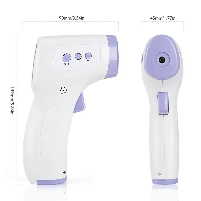 1pc Non-Contact Thermometer Frontal Temperature Gun Infrared Handheld Thermometer, Home Temperature Gun,