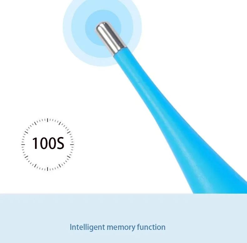 1pcs Soft-head Thermometer Household Human Thermometer for Fever Digital Basal Body Oral Armpit or Rectal Electronic LCD Display