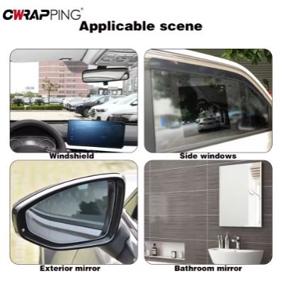 4PCS mirror protective film 2 Auto Rearview Mirror & 2 Side Windows Rainproof Film Waterproof Anti-fog Car Stickers for Car Accessorie