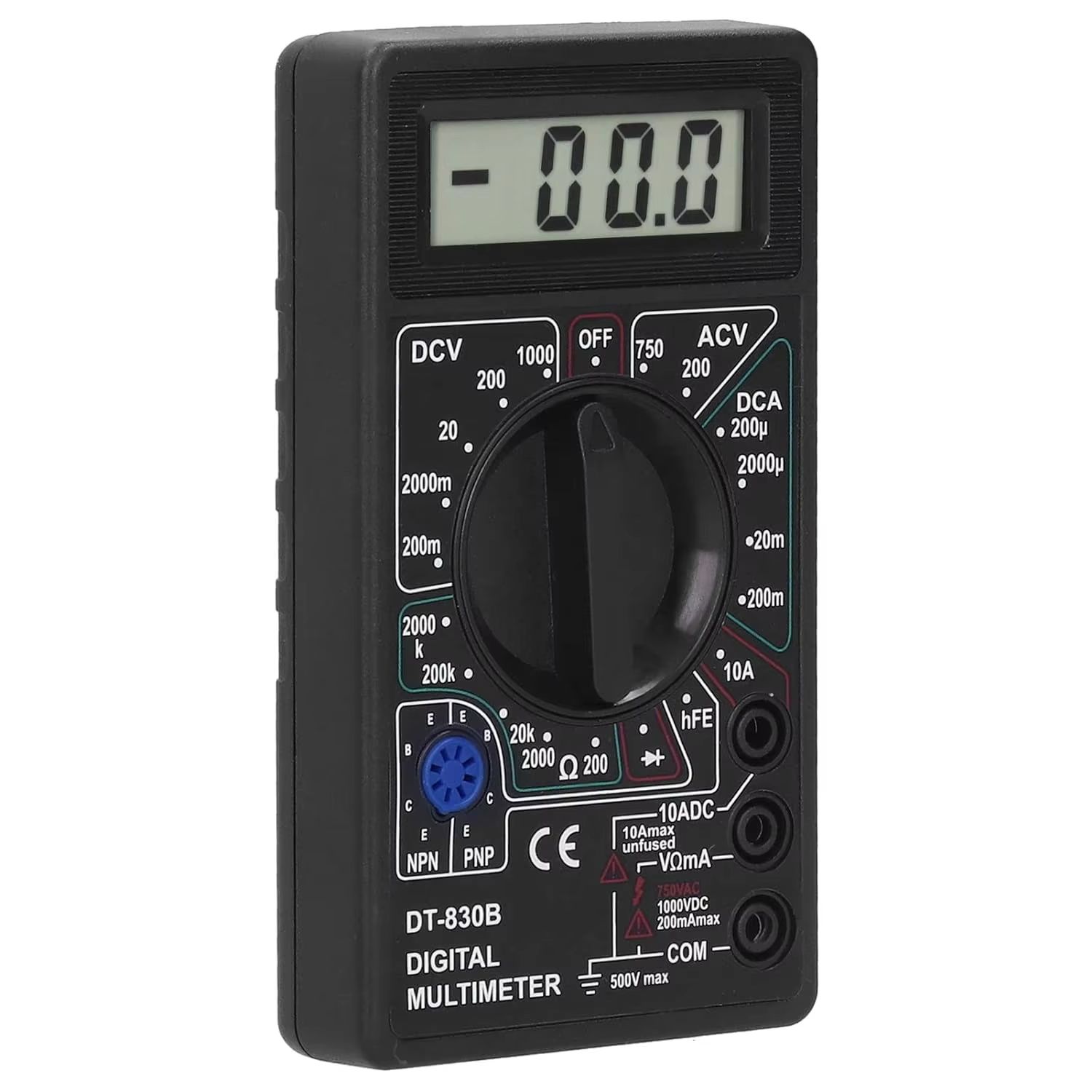 Digital Multimeter Tester, Electrical Voltmeter Ammeter, Portable Volt Multi Meter, Car Battery Tester Circuit Tester
