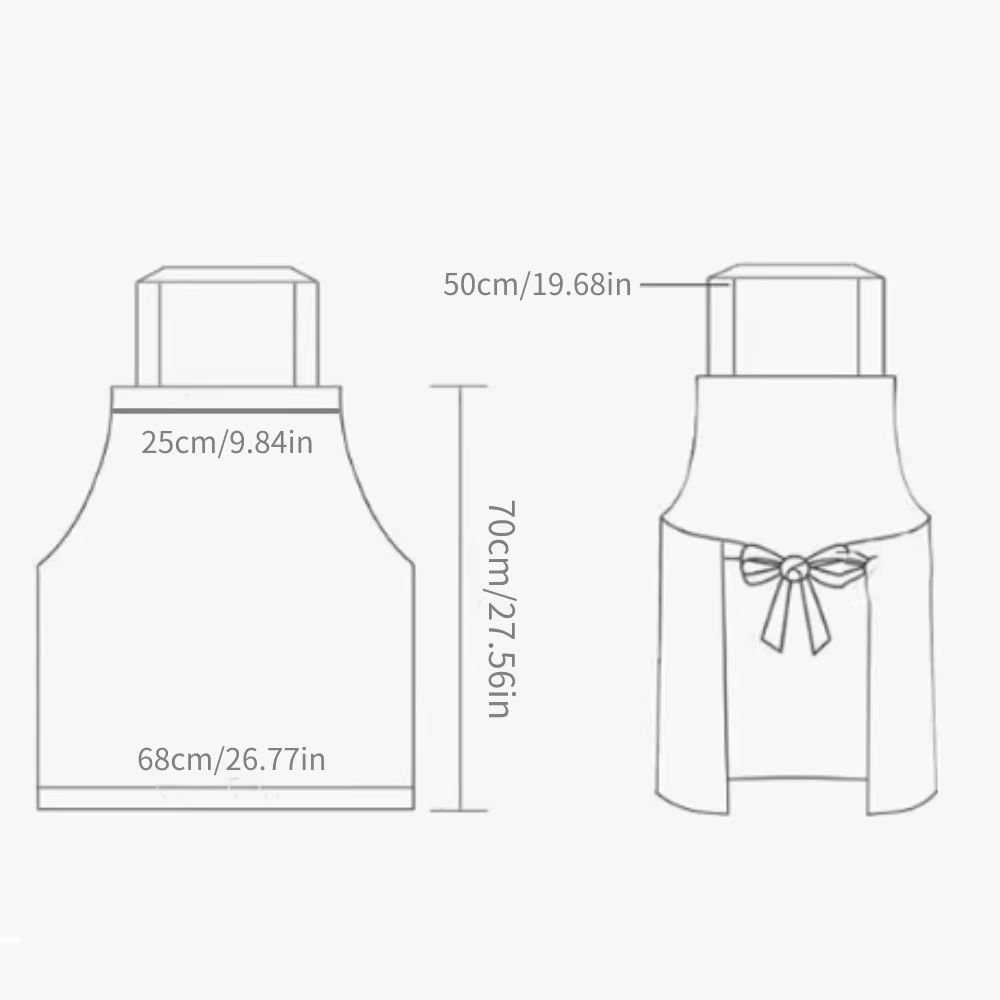 2 pcs Kitchen Apron with Pocket, Waterproof and Oil Proof for Cooking Baking, Chef's Favorite, Great for Men Women Adult