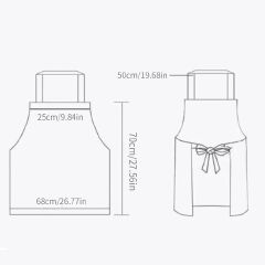 2 pcs Kitchen Apron with Pocket, Waterproof and Oil Proof for Cooking Baking, Chef's Favorite, Great for Men Women Adult