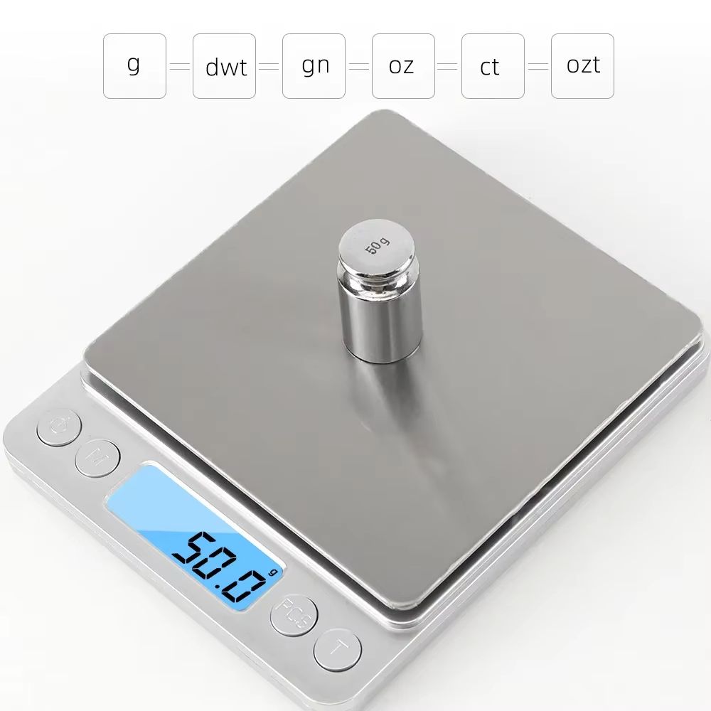 3000g 0.1g Electronic Scale LCD Display Mini Digital Jewelry 3kg Weighing Scale kitchen Scales Balance