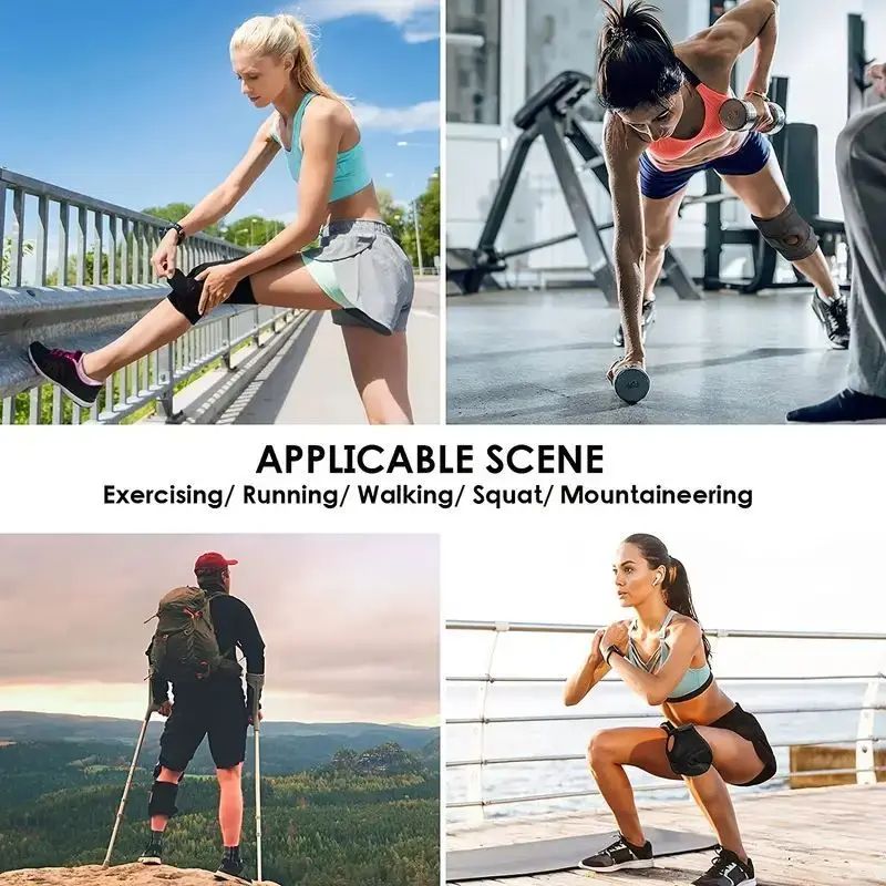 Sports knee pads - Outdoor hiking breathable basketball cycling knee pads - Running reinforced protective gear spring knee pads