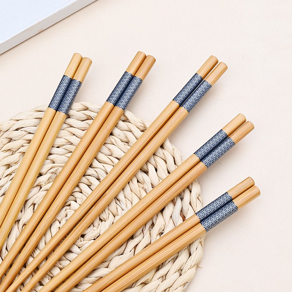 10 Pairs New Natural wood Chopsticks Reusable Healthy Chinese Wooden Chop Sticks Sushi Food Stick Tableware Kitchen Utensils