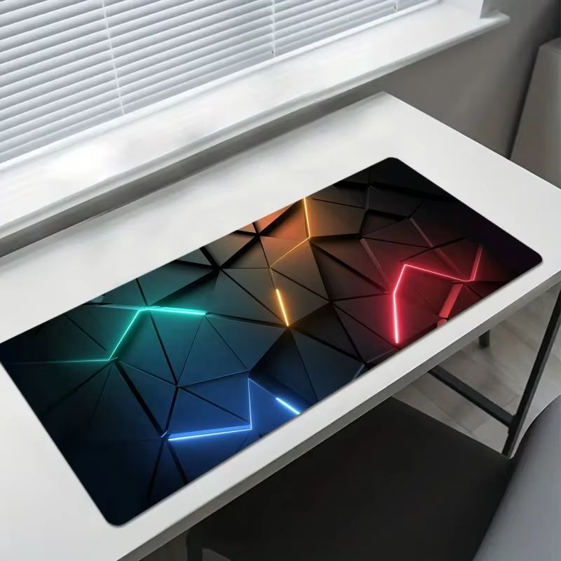 Mouse Pad Desk Pad Extended Mouse Mat 31.5x11.8in（800*300mm） Large Computer Keyboard Desk Mat Desk Pad with Non-Slip Base and Stitched Edge
