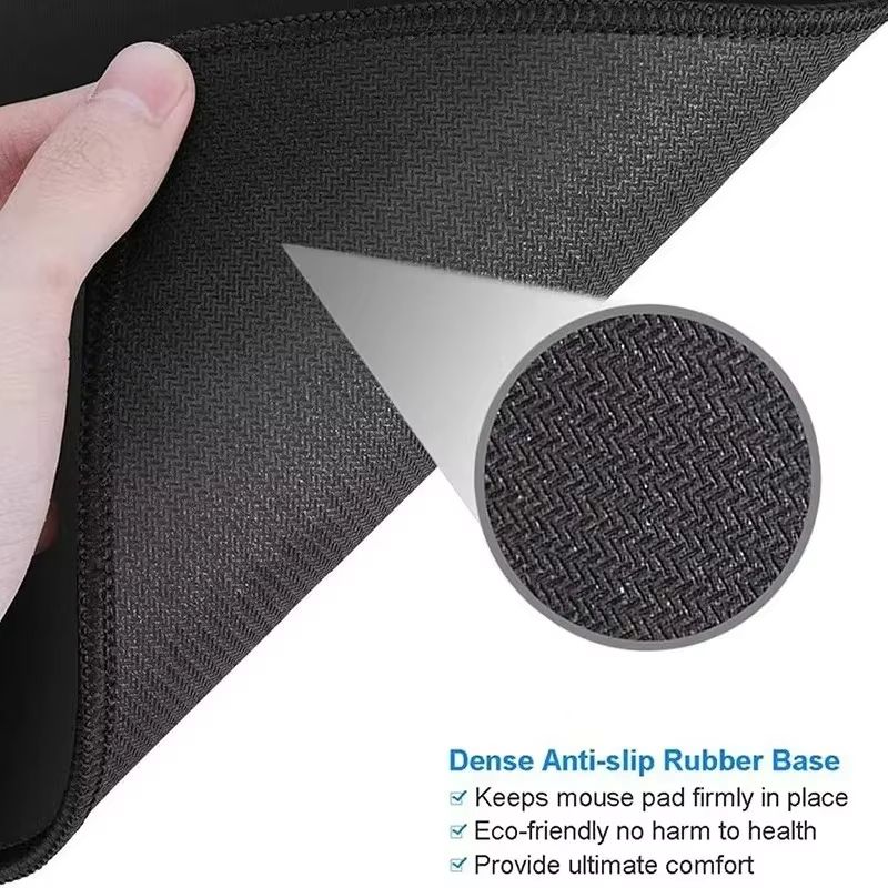 Mouse Pad Desk Pad Extended Mouse Mat 31.5x11.8in（800*300mm） Large Computer Keyboard Desk Mat Desk Pad with Non-Slip Base and Stitched Edge