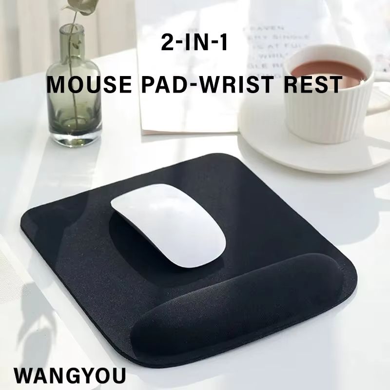 EVA Foam Wrist Mouse Pad Simple Solid Color Comfortable Thick Sponge Mouse Gaming Pc Keyboard Desk Mat