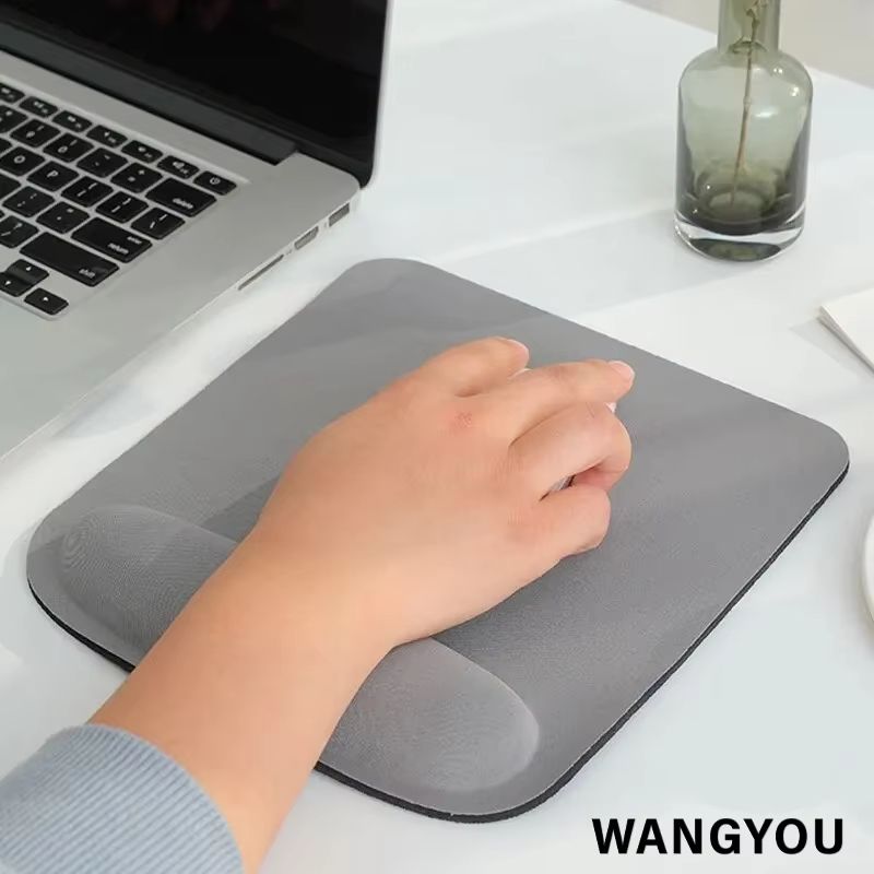 EVA Foam Wrist Mouse Pad Simple Solid Color Comfortable Thick Sponge Mouse Gaming Pc Keyboard Desk Mat