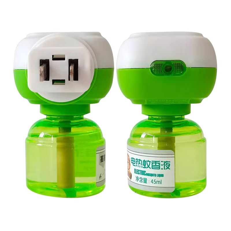 Electrical Liquid Mosquito Repellent Set - 120 Nights Protection with 2 Refills & Baby-Safe Heater, Smokeless Portable Design for Bedroom/Travel