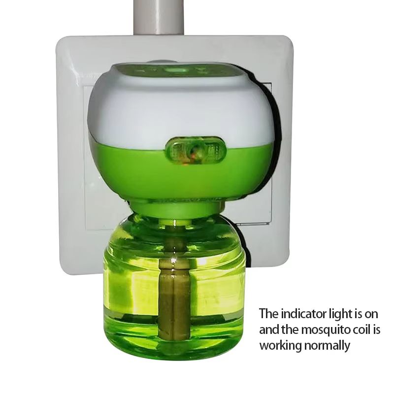 Electrical Liquid Mosquito Repellent Set - 120 Nights Protection with 2 Refills & Baby-Safe Heater, Smokeless Portable Design for Bedroom/Travel