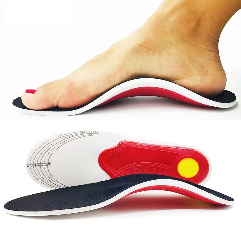 One Pair Orthotic Insole Arch Support Flatfoot Orthopedic Insoles For Feet Ease Pressure Of Air Movement Damping Cushion Padding Insole