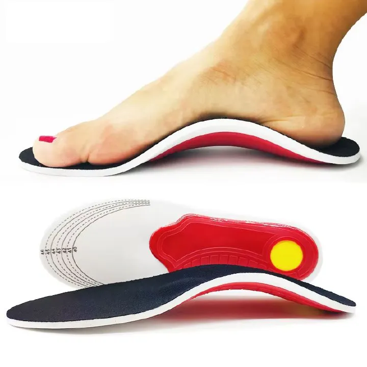 One Pair Orthotic Insole Arch Support Flatfoot Orthopedic Insoles For Feet Ease Pressure Of Air Movement Damping Cushion Padding Insole