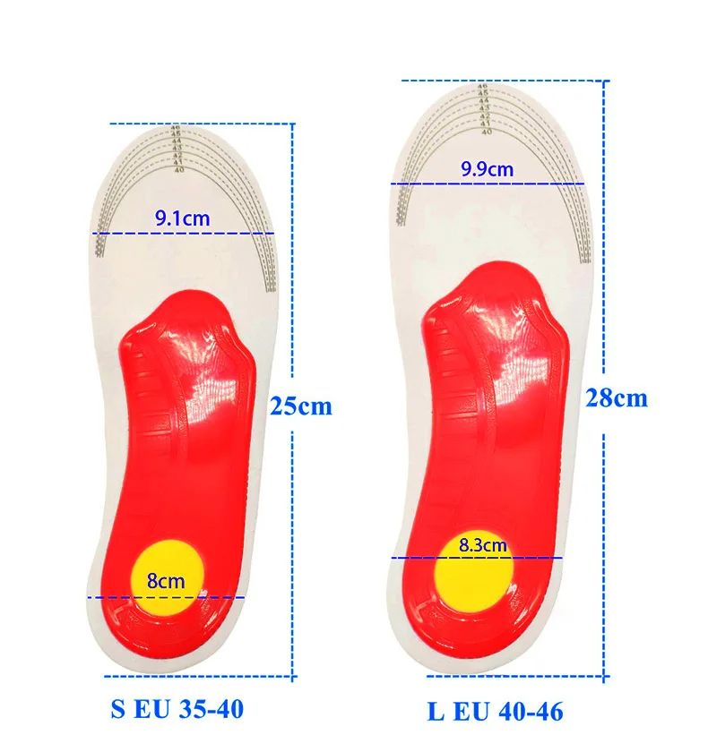 One Pair Orthotic Insole Arch Support Flatfoot Orthopedic Insoles For Feet Ease Pressure Of Air Movement Damping Cushion Padding Insole