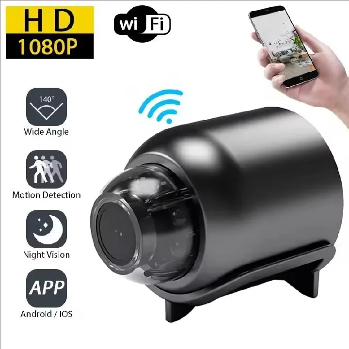 Mini  Camera WiFi 1080P HD, Wireless Hidden Security Camera with Remote Monitoring for Home Office Shop / Store Warehouse