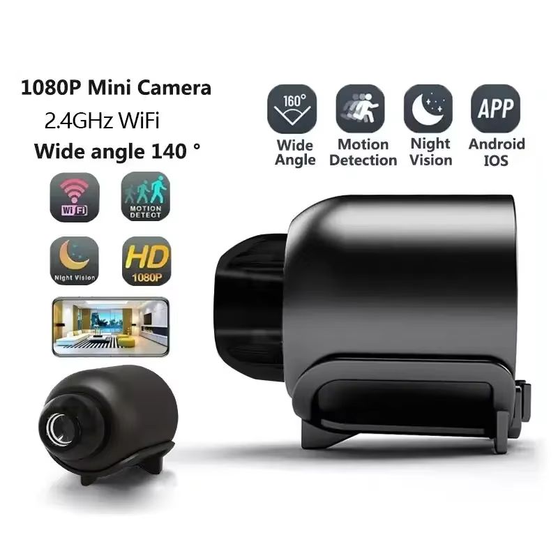 Mini  Camera WiFi 1080P HD, Wireless Hidden Security Camera with Remote Monitoring for Home Office Shop / Store Warehouse