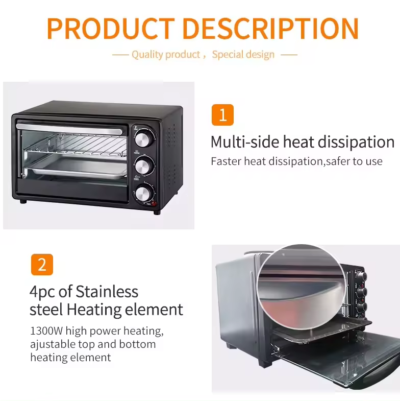 OFFER!!Ohms microwave oven  34L Oeo-R34 electric oven with 1 year warranty microwave oven with  grill new modern glass door transparent  convection heating micro-cook