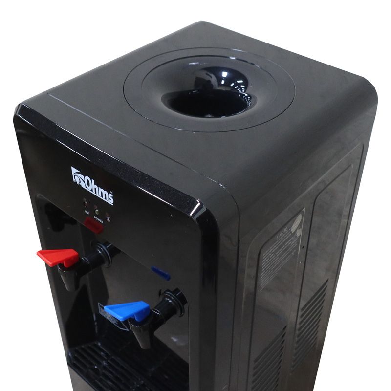 Ohms Water Dispenser  Hot and normal water for drinking,hot cofee,tea Owd-Hn1113C Black for keeping water fresh clean and ready fo drinking for both homes, offices and other institutional places.