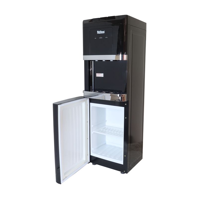 Ohms Owd-C1216C Top Load Water Dispenser  with 3 taps Hot, Cold And Normal free standing Water Dispenser with Storage  Cabinet  Perfect for Home And Office use with 1 year warranty