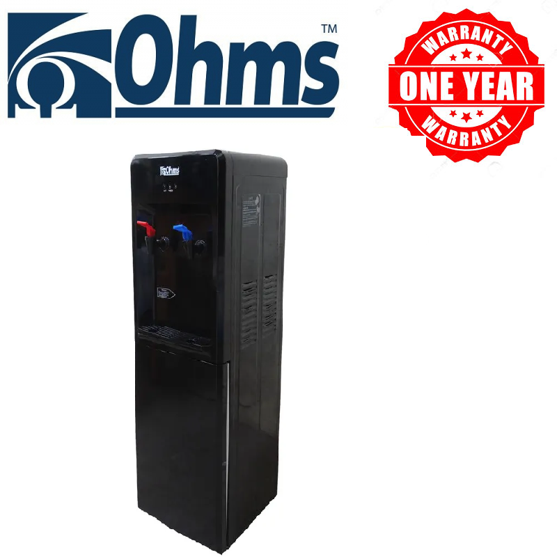 Limited Offer!!Ohms Owd-Hn1113C Household Appliance Hot and normal standing Water Dispenser with Storage Cabinet 2 Faucets Kitchen Appliance big size with 1 year warranty