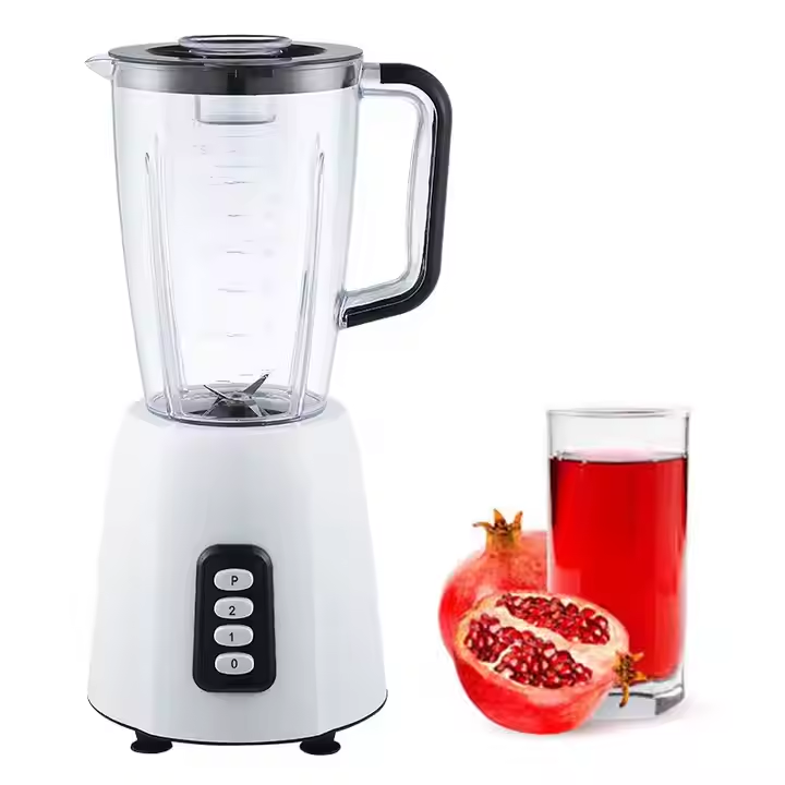 Ohms 1.5L Multifunctional 2 In 1 Blender OBP-K450G Powerful 3 Speed Motor Countertop Blender with Grinding Machine and Coffee Mill Fruit Juicer with  Cupjar and Super Sharp Stainless Steel Blades