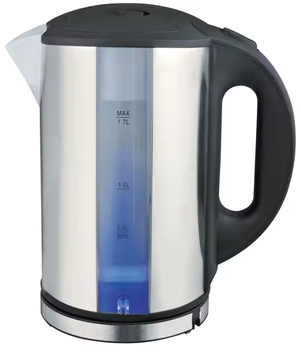 OHMs 1.7ltrs Cordless Electric Kettle OKS-C1725  Energy Efficient Electric Water Kettle Heater overheating protection  with 1 year warranty stainless steel jug