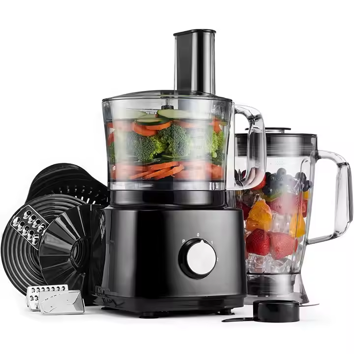 OHMs 6 in 1 Multifunctional Food Processor OFP-606 Commercial Blender 9500W Blender with Grinder, juicer, orange pressor ,slicer heavy duty home, hotel blender