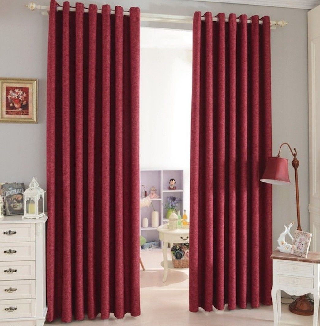 Quality Curtain for window and Door Maroon