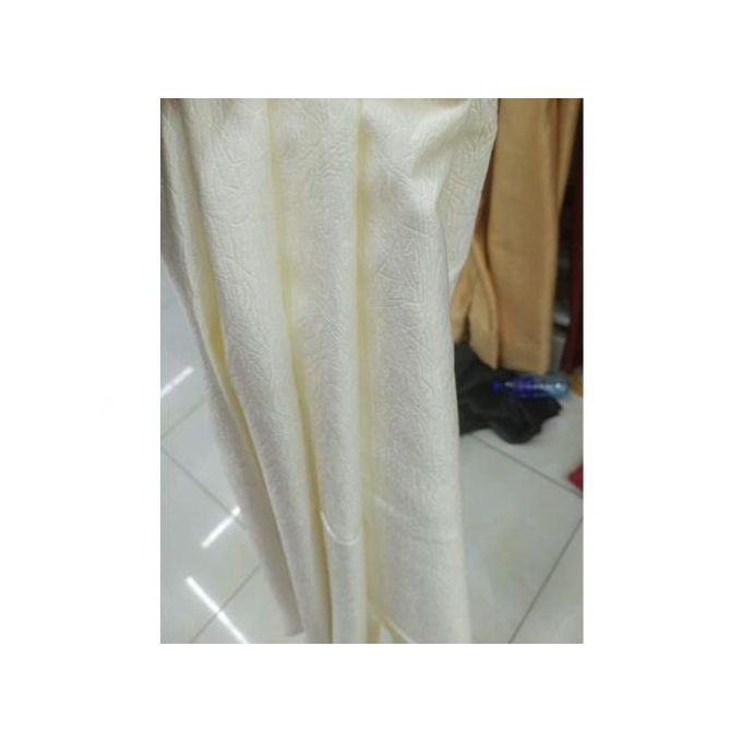 2PCS OF CREAM CURTAIN WITHOUT SHEER