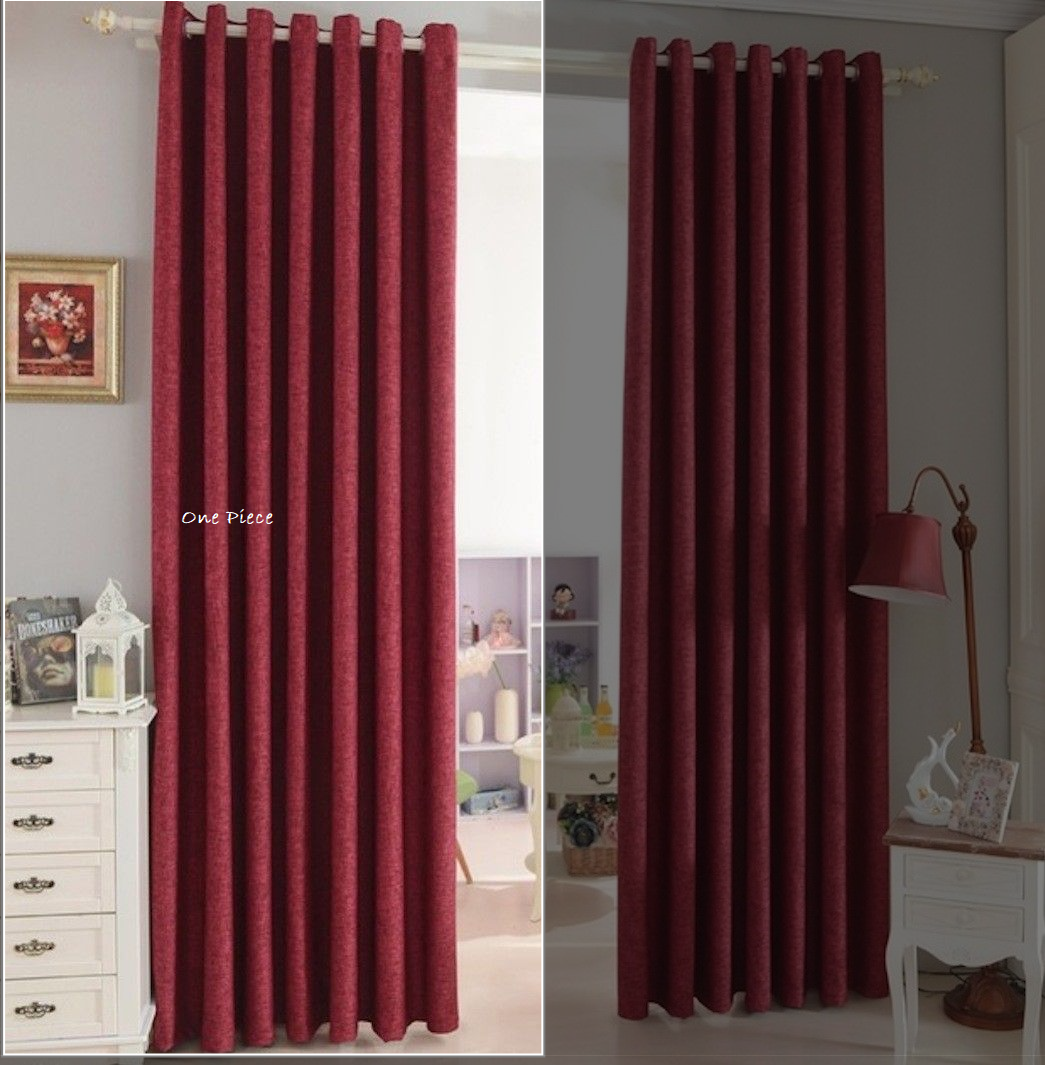 Quality Curtain for window and Door Maroon