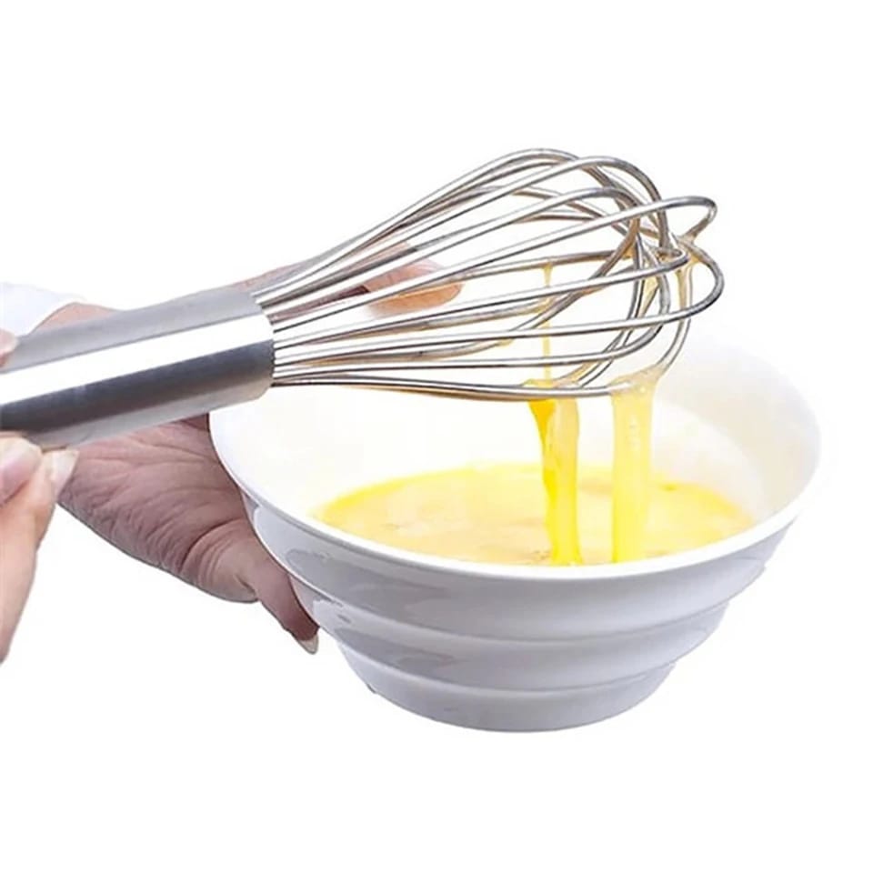 Stainless steel whisk