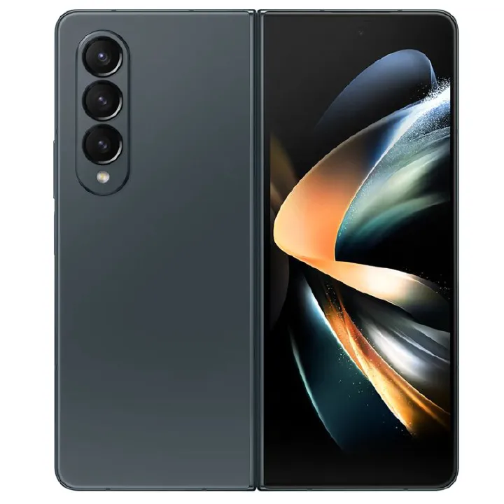 Galaxy Z Fold4 - Experience a 7.6" dynamic AMOLED foldable display, 12GB RAM, and 256GB storage in a futuristic foldable design.
