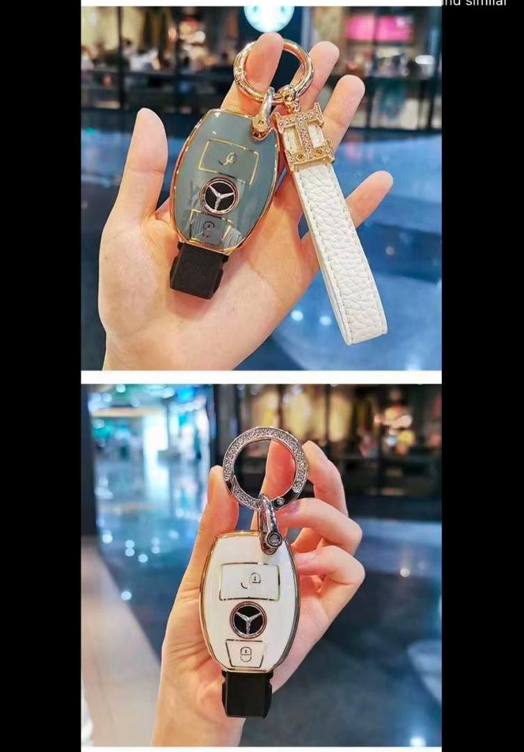 carkey Case cover for Mercedes Benz Maybach GLS/GLC200/GLC260/GLC300/C200/GLA200/C180/G300/G350/GLE320/GLC/AMG/A-B-C-M CLA-CLS GLB,no key chain