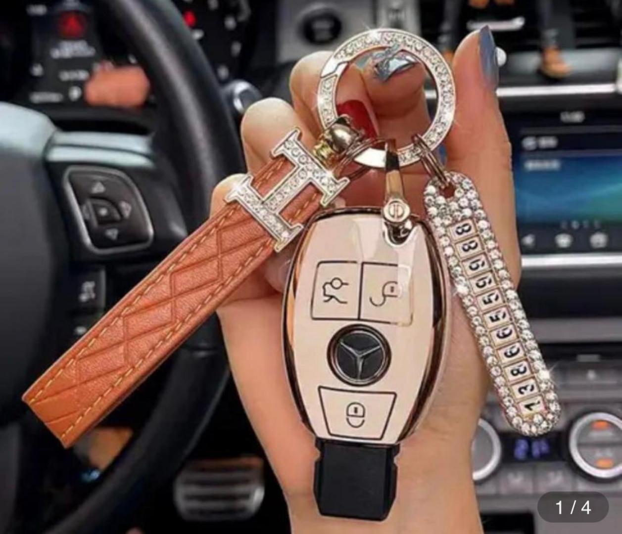 carkey Case cover for Mercedes Benz Maybach GLS/GLC200/GLC260/GLC300/C200/GLA200/C180/G300/G350/GLE320/GLC/AMG/A-B-C-M CLA-CLS GLB,no key chain