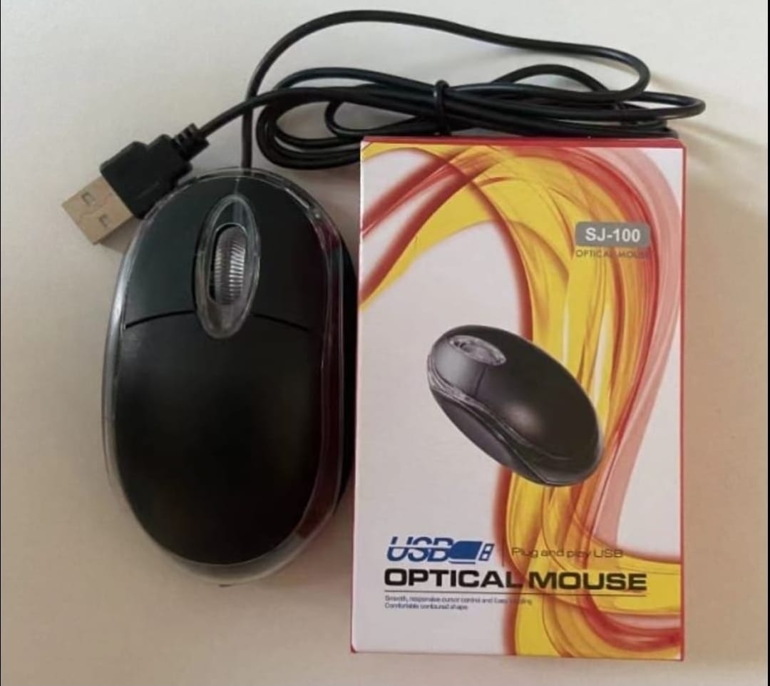 Durable Optical USB Mouse with Ergonomic Design, High-Precision Sensor, Plug-and-Play Compatibility for Smooth Navigation, Lightweight, and Long-Lasting Use