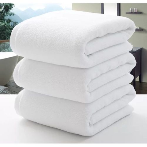 Cotton Bath Towel - White