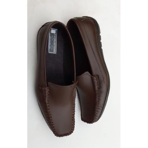 Men's Leather Loafer Shoes/BROWN