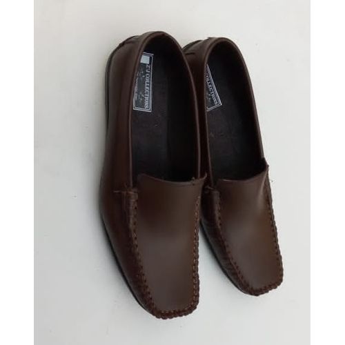Men's Leather Loafer Shoes/BROWN
