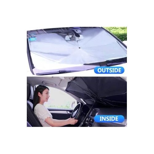 Car dashboard umbrella sunvisor windscreen cover