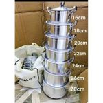 Tornado 14 pcs Cookware Set SufuriaS 7 POTS AND 7 LIDS
